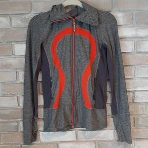 Lululemon Pink + Gray Stride Jacket